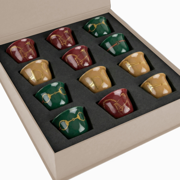 Set of 12 Fares Arabic Coffee Cups