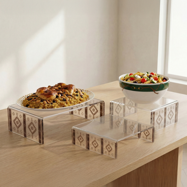 Set of 3 Bedouin Elevation Stands